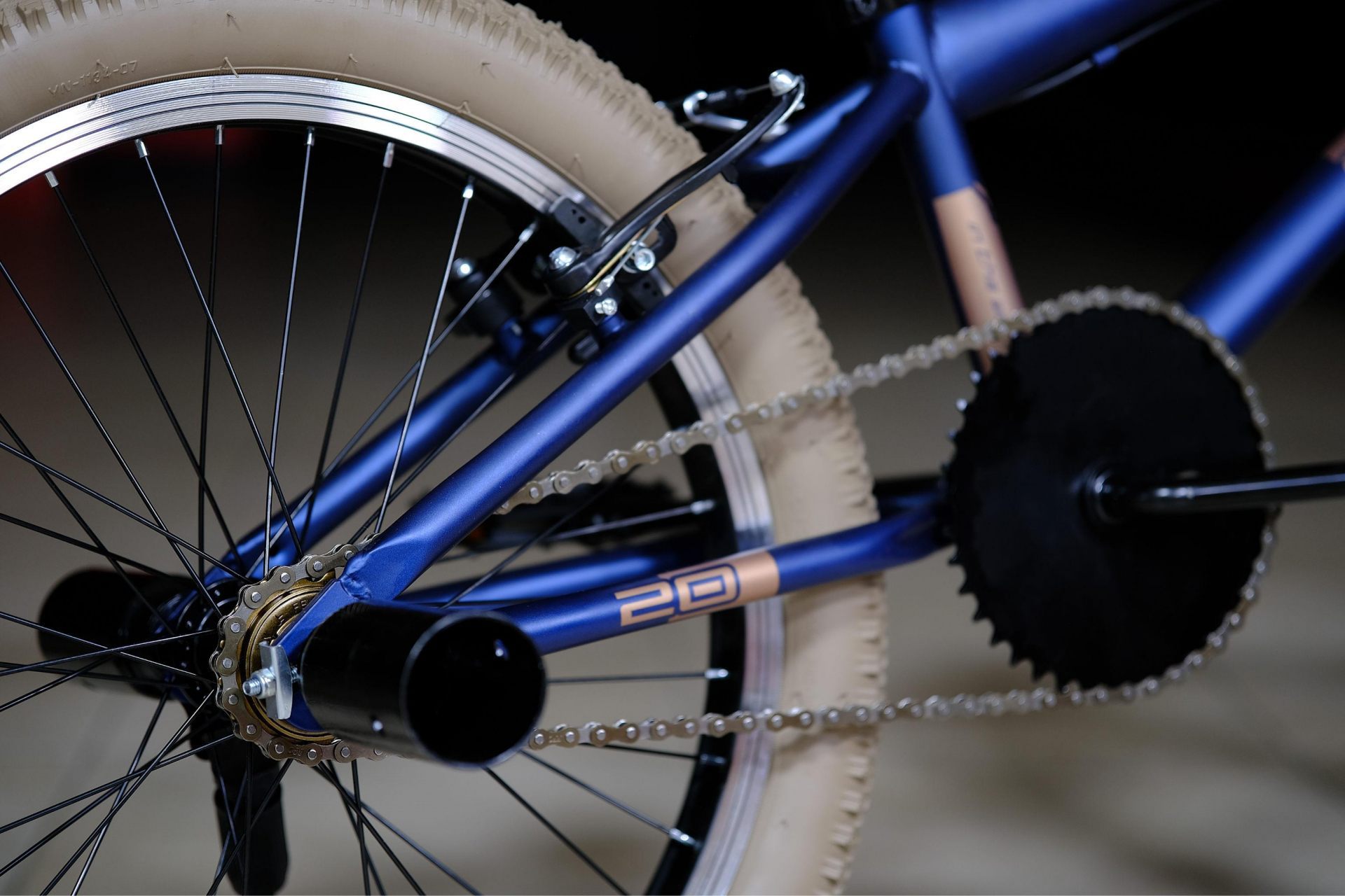 Тормоз V-Brake передний и задний HOKE BMX Step L1 матовый тёмно-синий